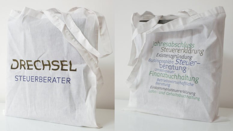 Kanzleimarketing für Steuerberater Drechsel: Branding Tasche
